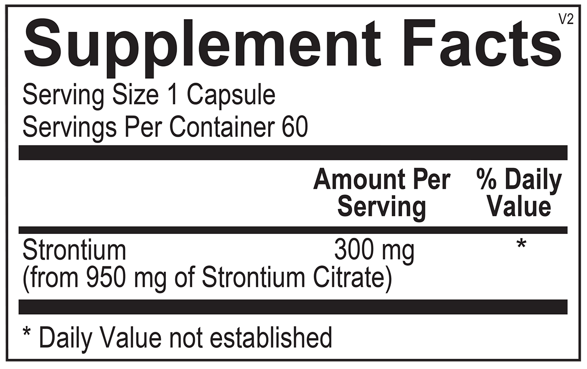 Strontium - ROCK RIDGE PHARMACY