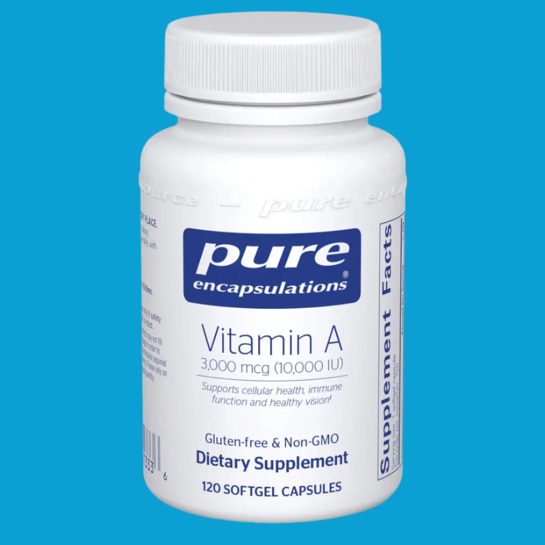 Vitamin A 3,000 mcg (10,000 IU) - Supports Vision & Immune Health