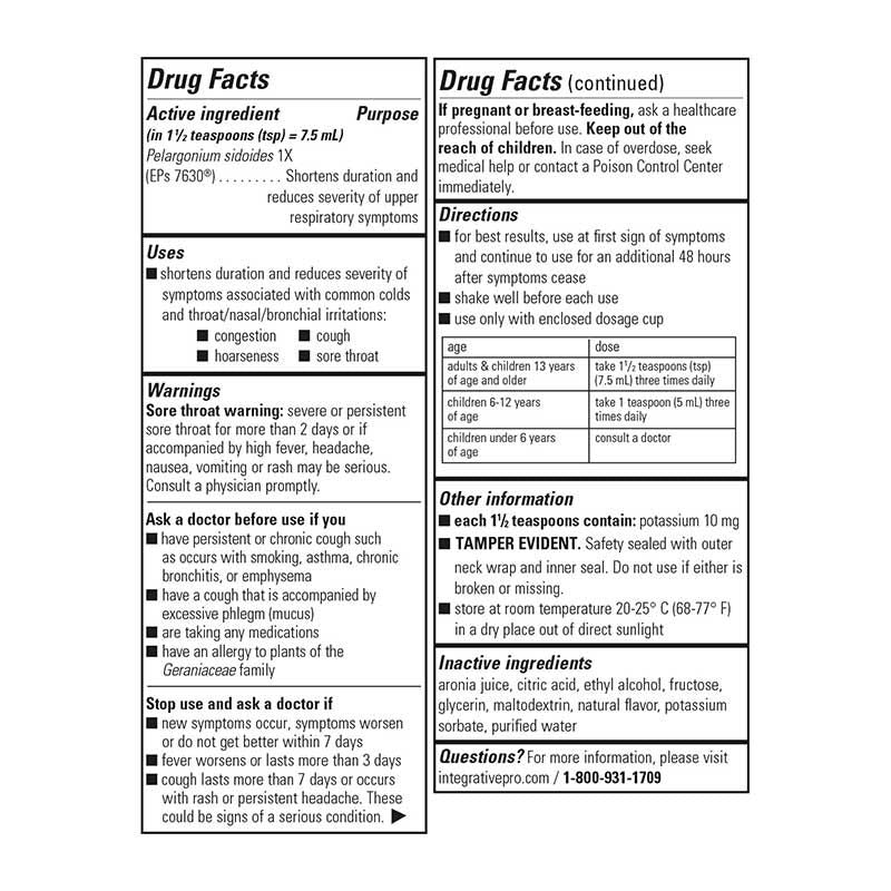 V Clear EPs 7630 Cherry Flavor Upper Respiratory Support - ROCK RIDGE PHARMACY