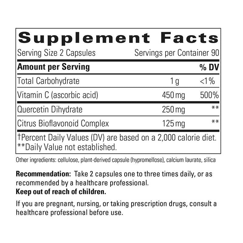 Vitamin C with Quercetin - ROCK RIDGE PHARMACY