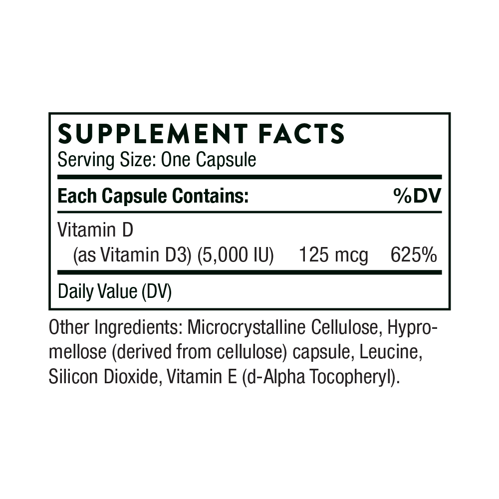 Vitamin D-5000 - ROCK RIDGE PHARMACY