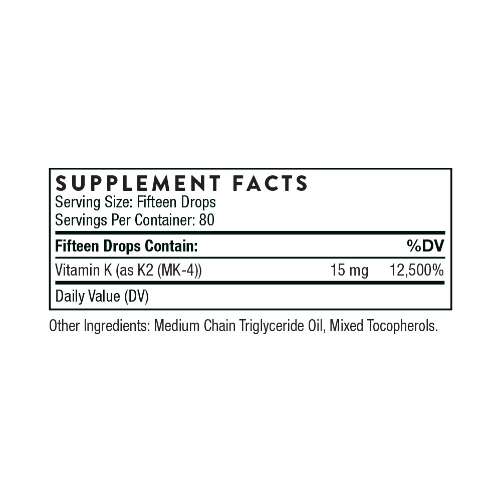 Vitamin K2 - ROCK RIDGE PHARMACY