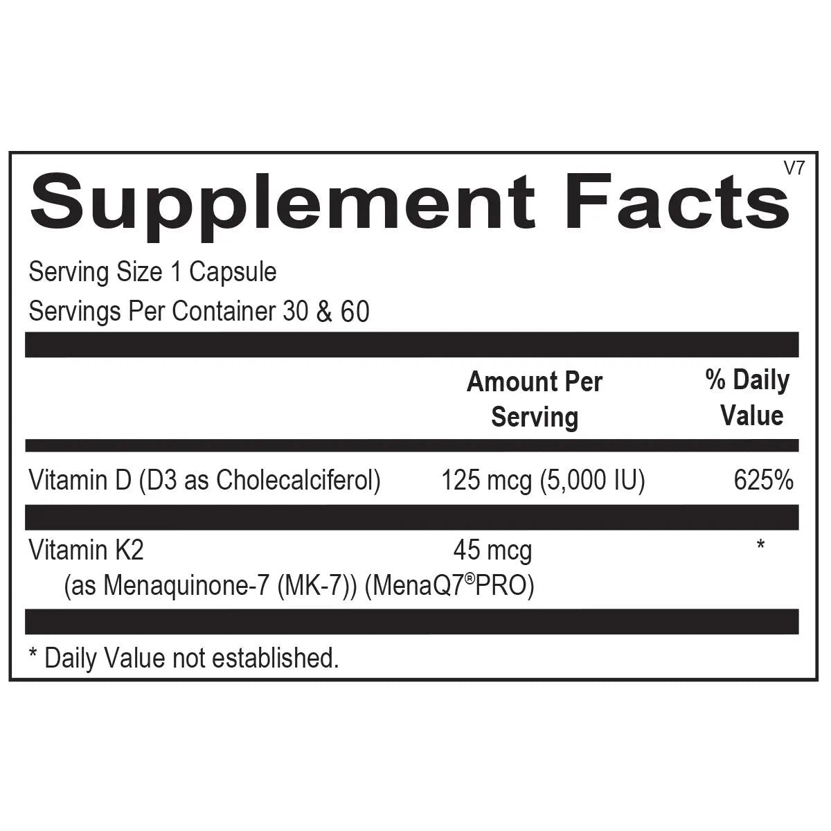 Vitamin K2 with D3 - ROCK RIDGE PHARMACY