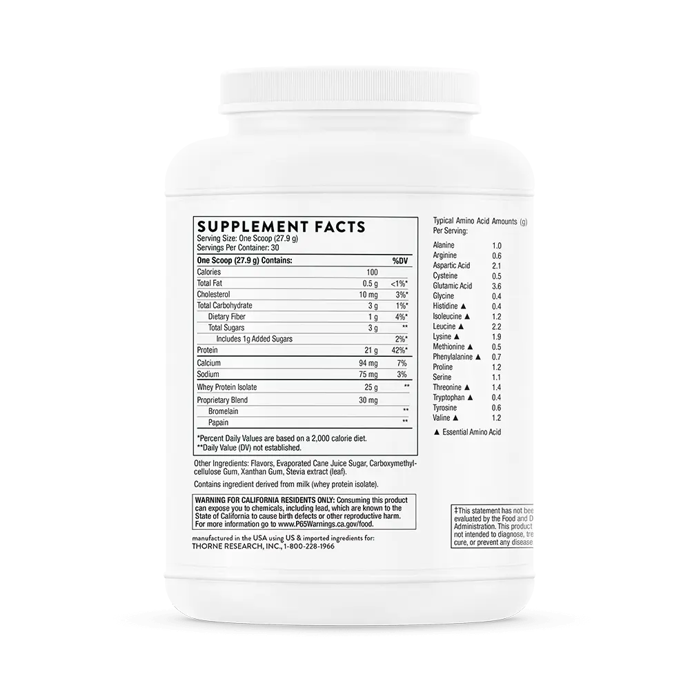 Whey Protein Isolate - VanillaROCK RIDGE PHARMACY