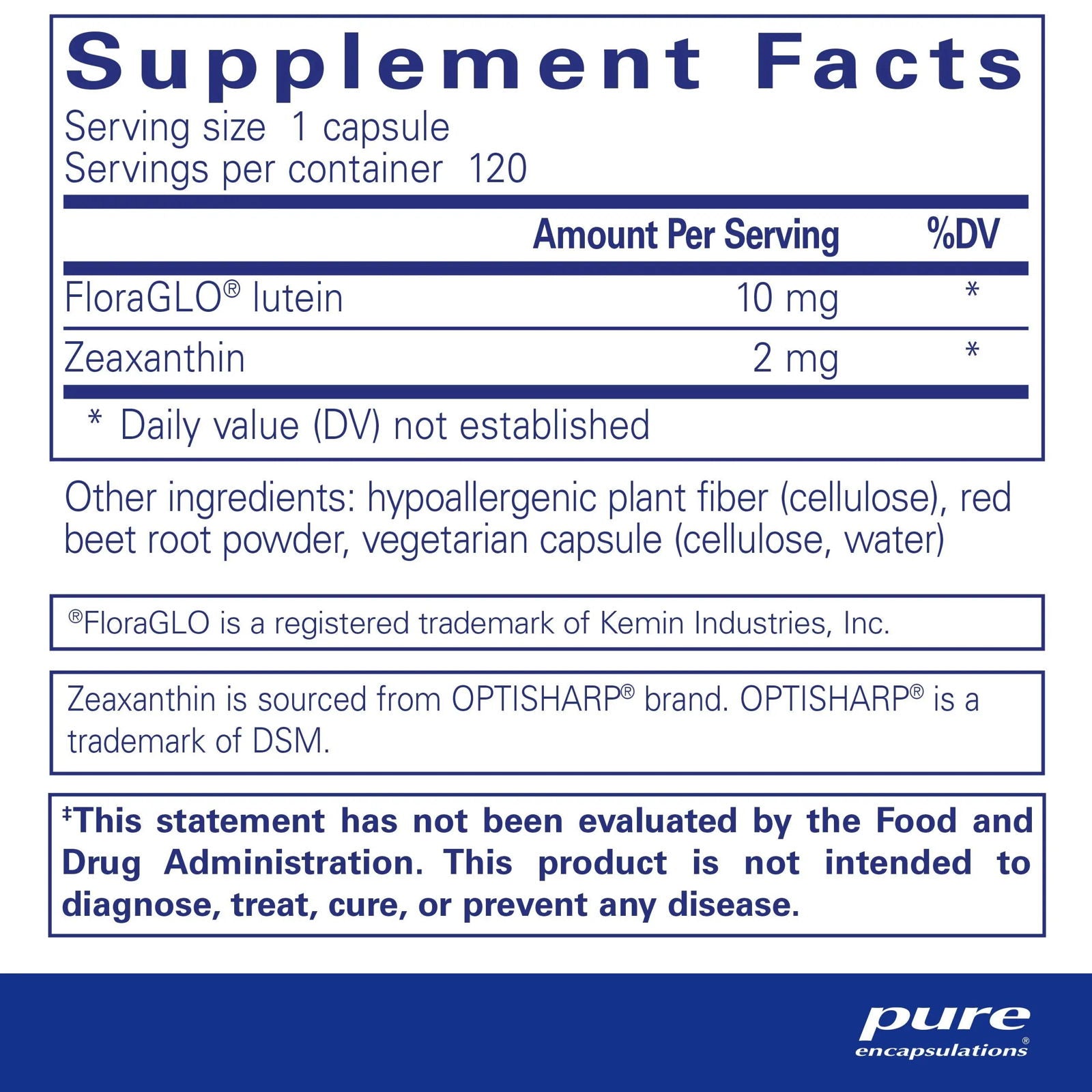 Lutein/Zeaxanthin - ROCK RIDGE PHARMACY