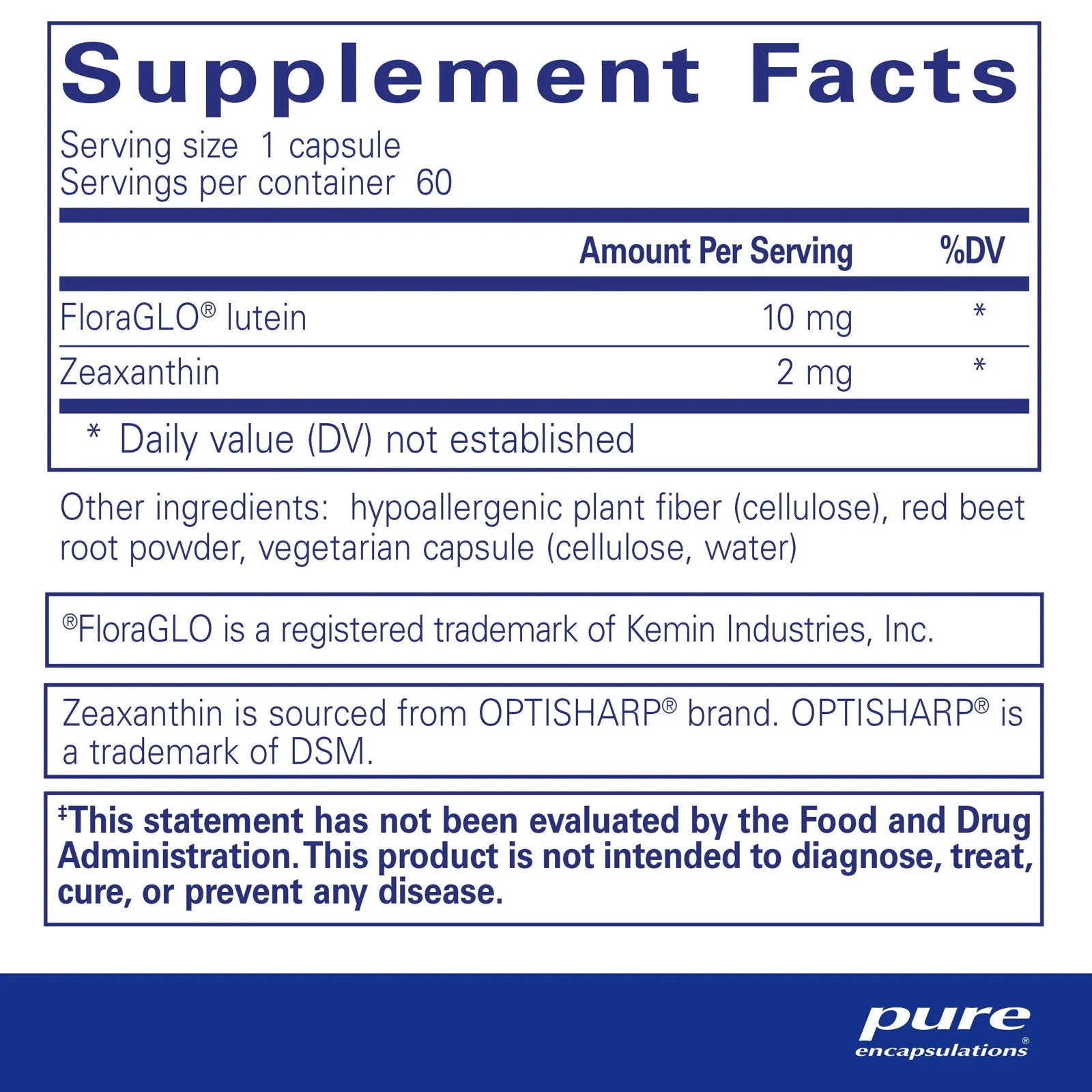 Lutein/Zeaxanthin - ROCK RIDGE PHARMACY