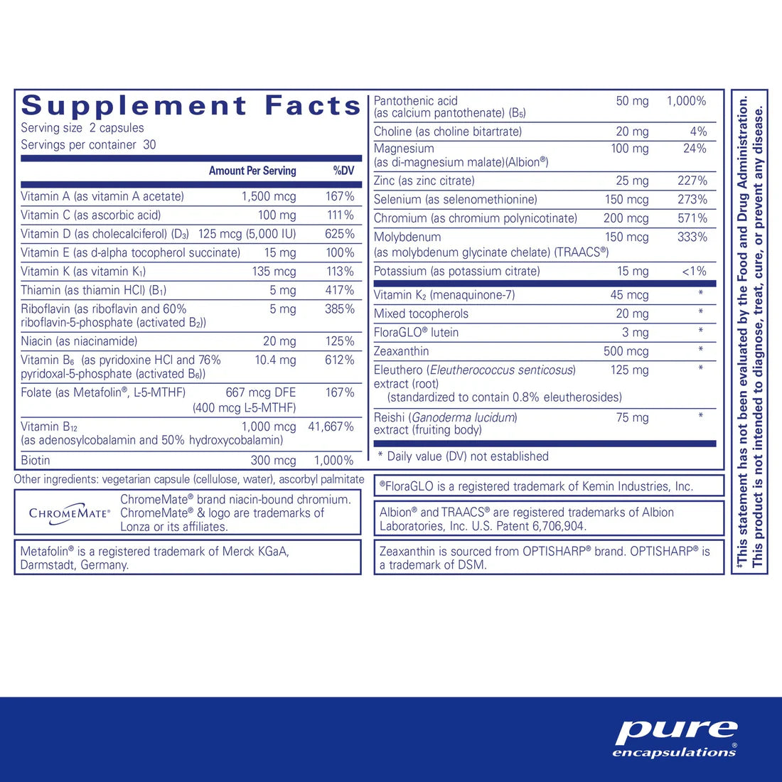 PureResponse® Multivitamin: Immune Support & Wellness