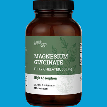 Magnesium Glycinate – Earth Harmony, 120 Capsules