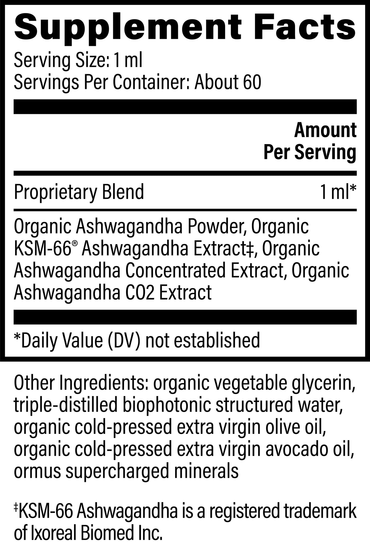 Ashwagandha by Global Healing – KSM-66® Organic Ashwagandha Liquid at Rock Ridge Pharmacy (image 2)