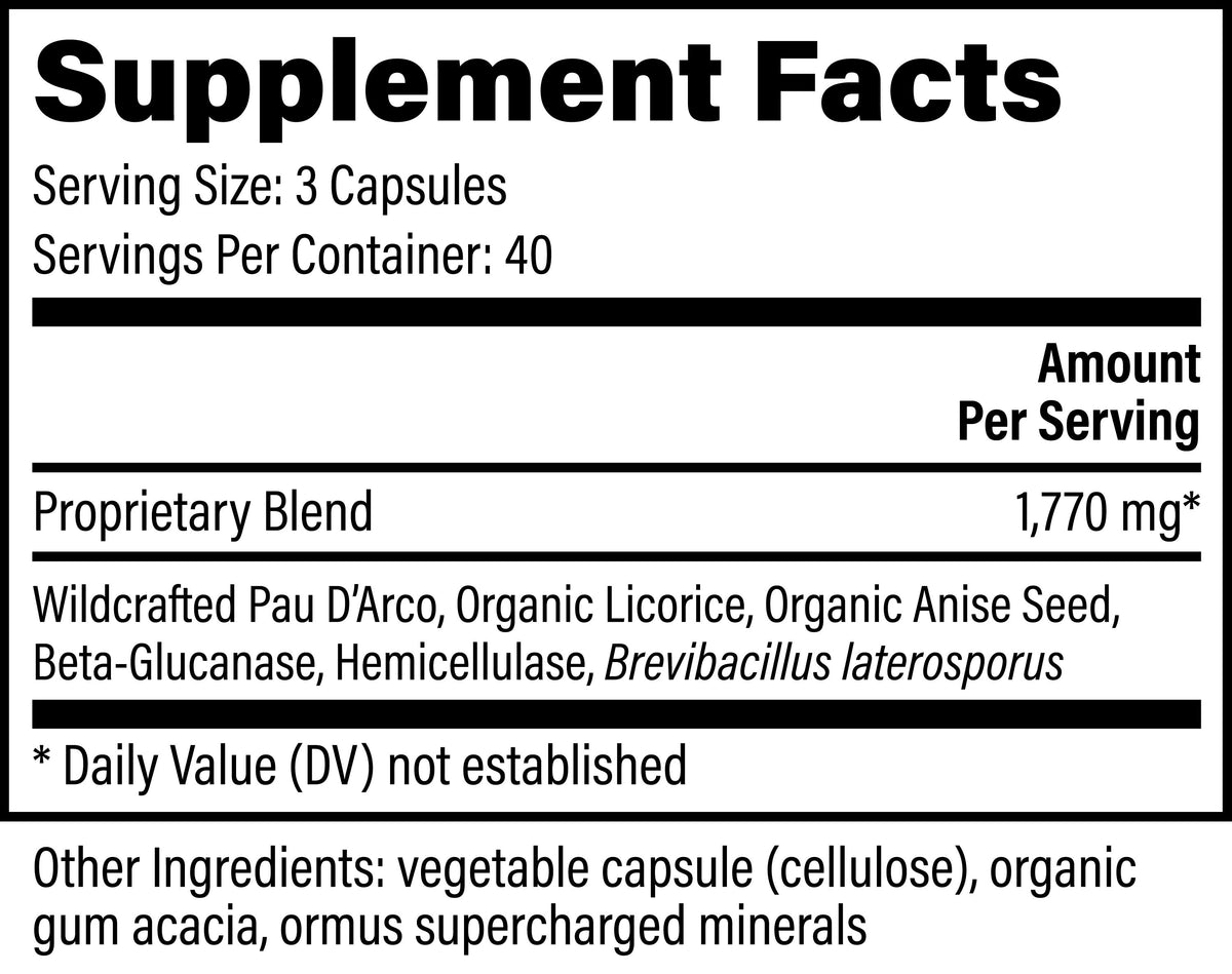 Candida Balance by Global Healing – Candida Balance, Pau D'Arco & Enzymes at Rock Ridge Pharmacy (image 2)