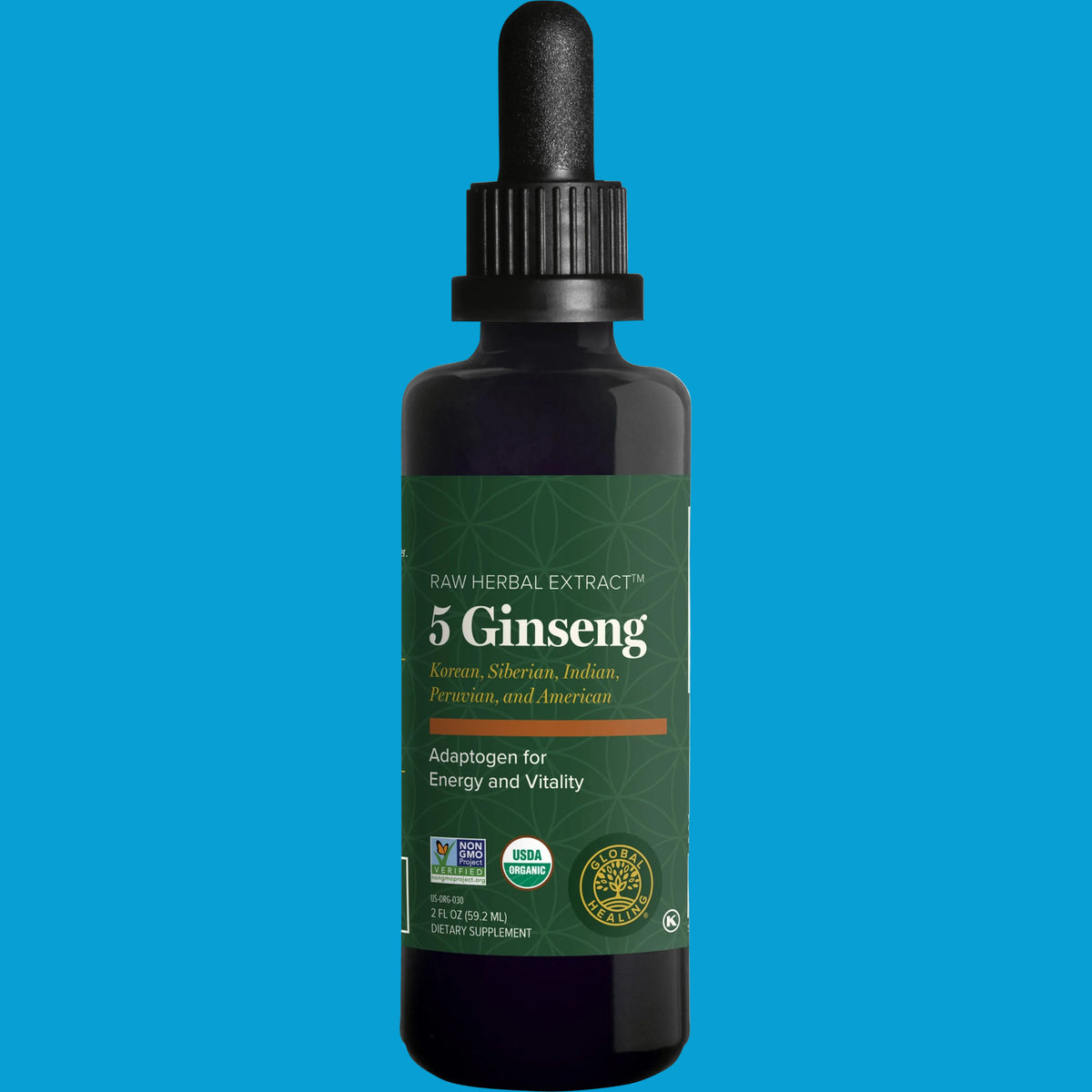 5 Ginseng by Global Healing – 5 Ginseng Korean, Siberian & American at Rock Ridge Pharmacy