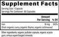 Iron by Global Healing – Plant-Based Iron 18 mg, Curry Leaf at Rock Ridge Pharmacy (image 2)