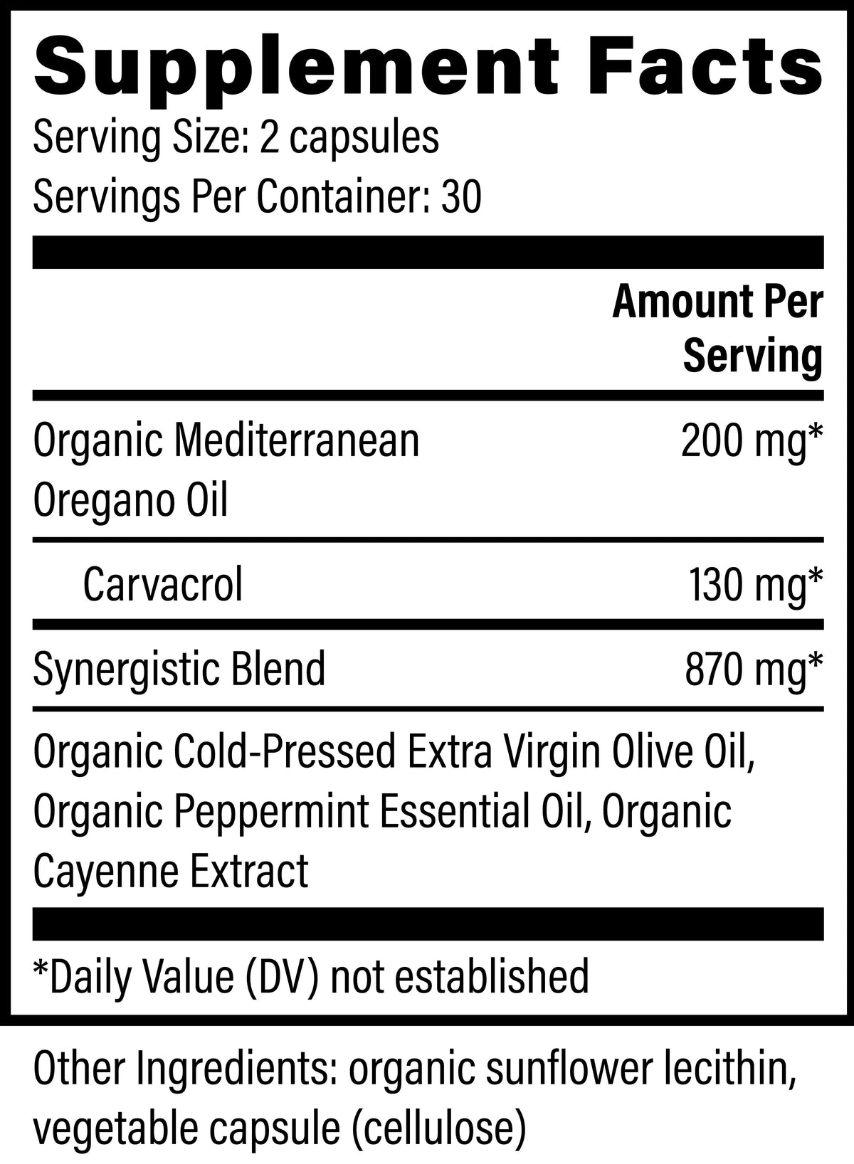 Oregano Oil by Global Healing – Oregano Oil 200 mg with Carvacrol at Rock Ridge Pharmacy (image 2)