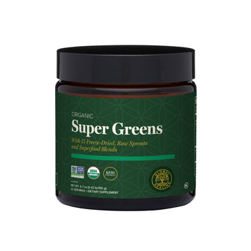 Organic Super Greens Powder – Global Healing, 6.7 oz