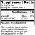 Vitamin D3 by Global Healing – Vitamin D3 5,000 IU Vegan Liquid at Rock Ridge Pharmacy (image 2)