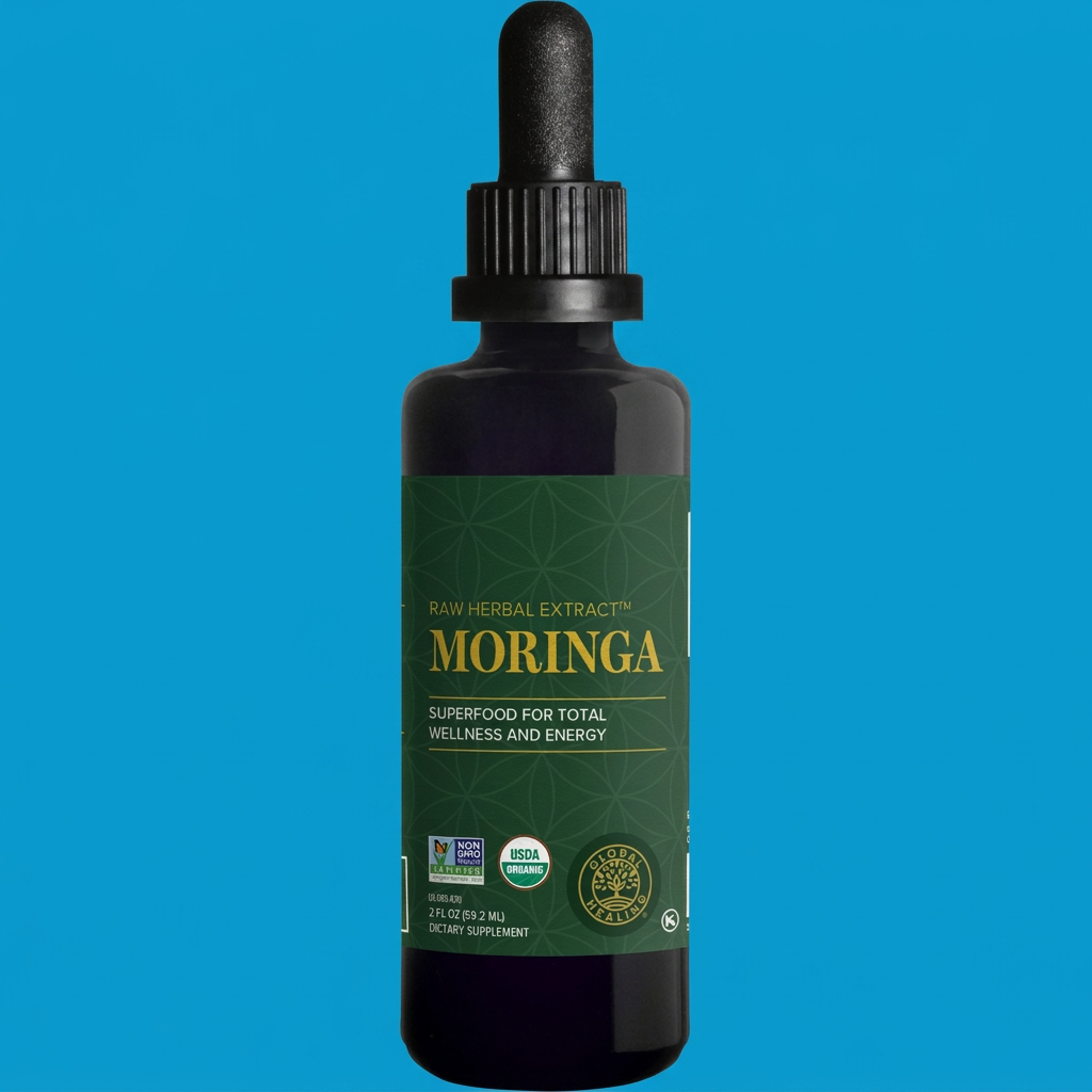 Moringa by Global Healing – Organic Moringa Oleifera Leaf Liquid at Rock Ridge Pharmacy