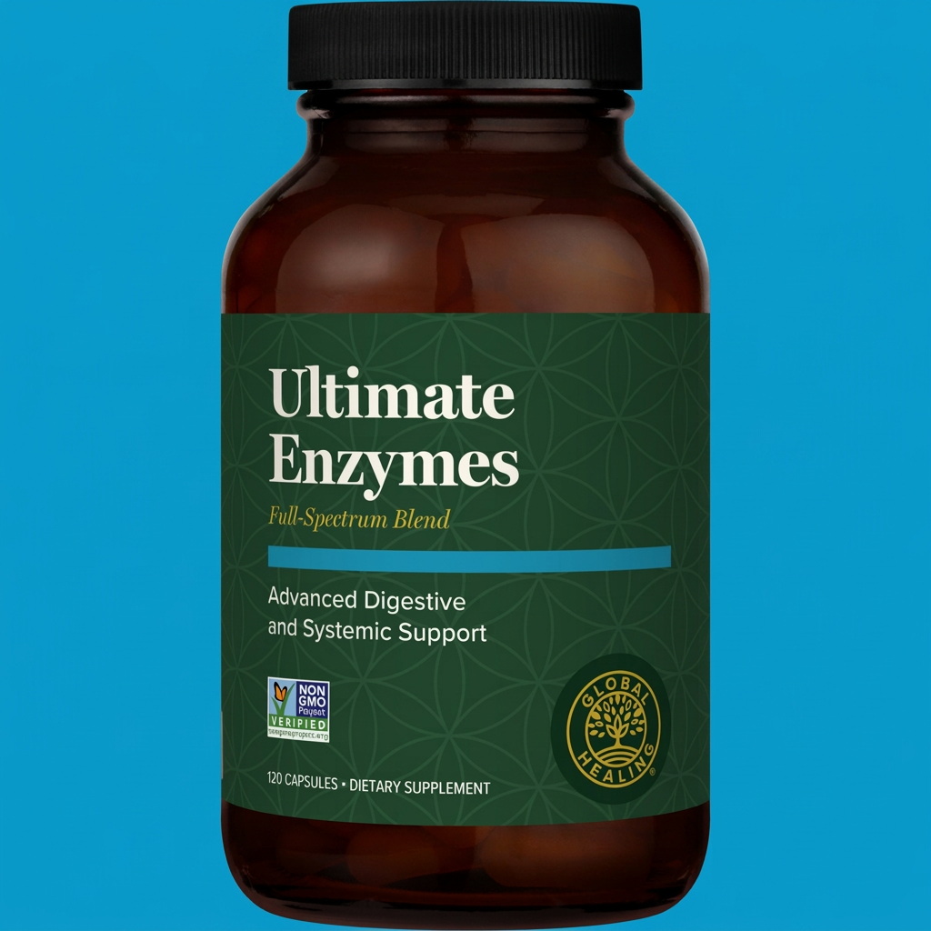 Ultimate Enzymes by Global Healing – Ultimate Enzymes Vegan Digestive Enzymes at Rock Ridge Pharmacy