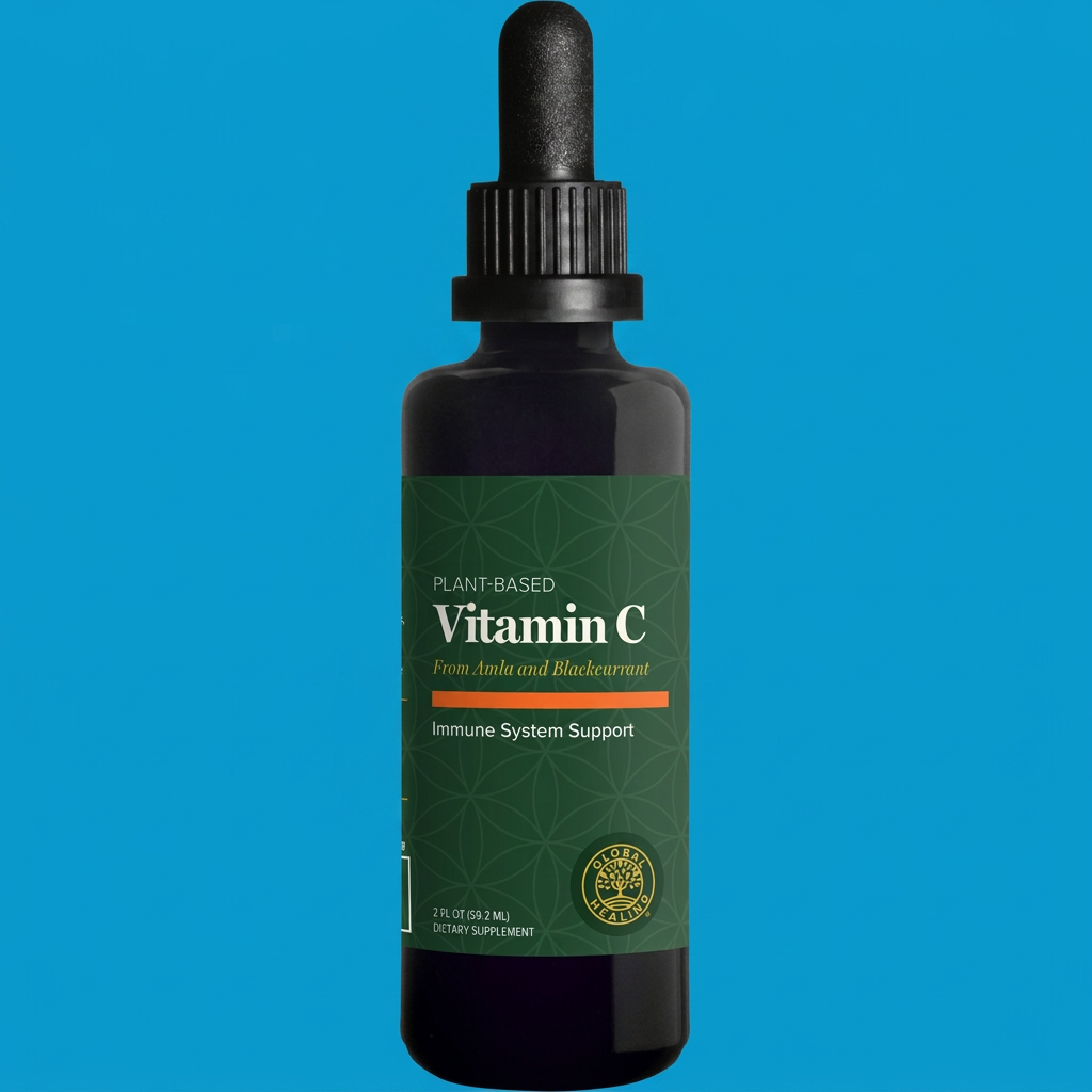 Vitamin C by Global Healing – Liquid Vitamin C 180 mg, Amla & Acerola at Rock Ridge Pharmacy
